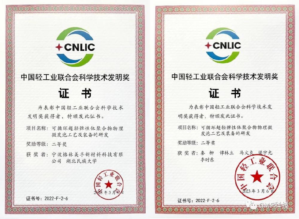 喜報』GMF科研成果喜獲中國輕工業聯合會科學技術發明獎二等獎！